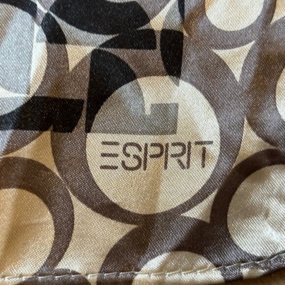 ESPRIT | Scarf | Black, Taupe, & Silver - Picture 3 of 3